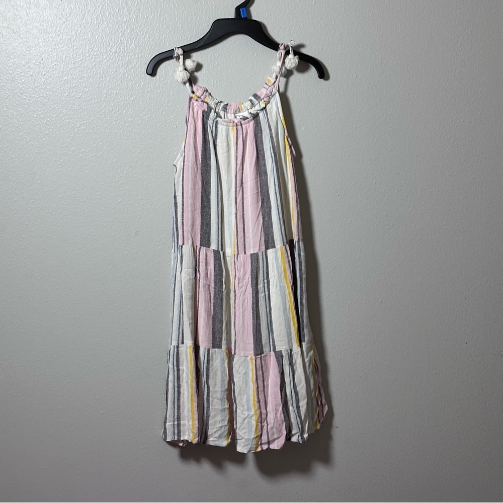 Girls Art Class Striped Spring Kids Dress Size XL (14/16)